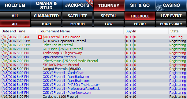 Jackpotfreerolls clearance