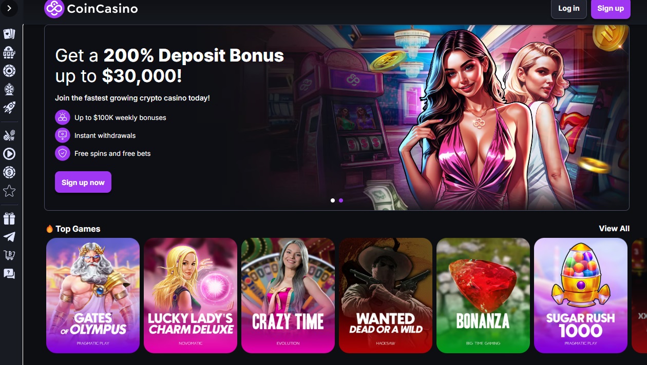 CoinCasino Review - Analysis of Features, Games, Bonuses